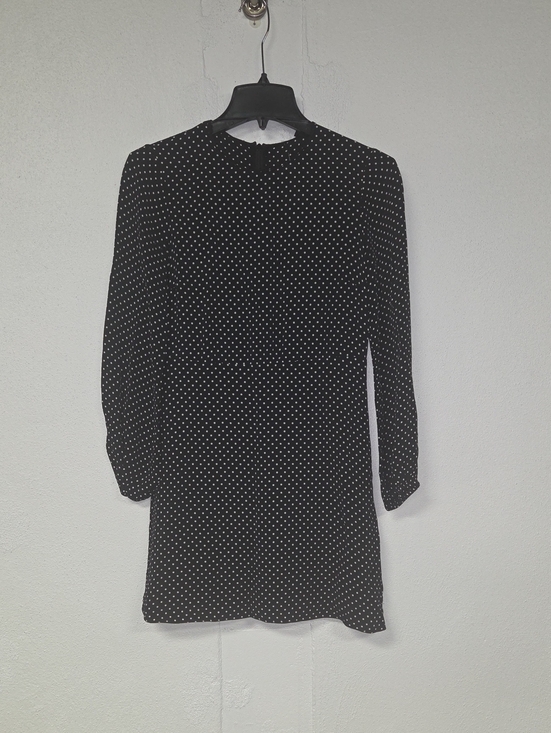 Theory Dresses & Skirts - Theory Black and White Polka Dot Long-Sleeve Dress